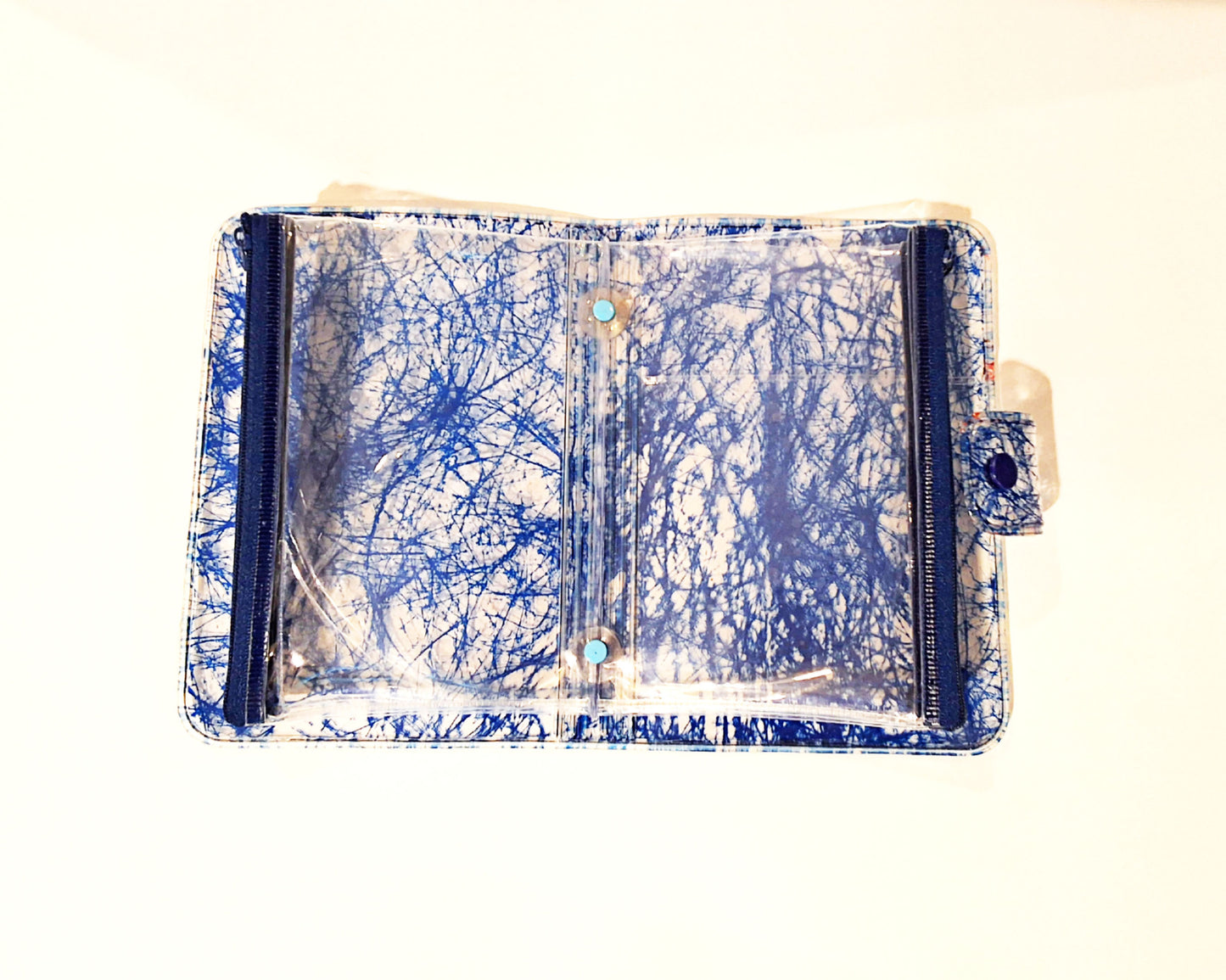 Scoop Organizer Blue Scratch Design