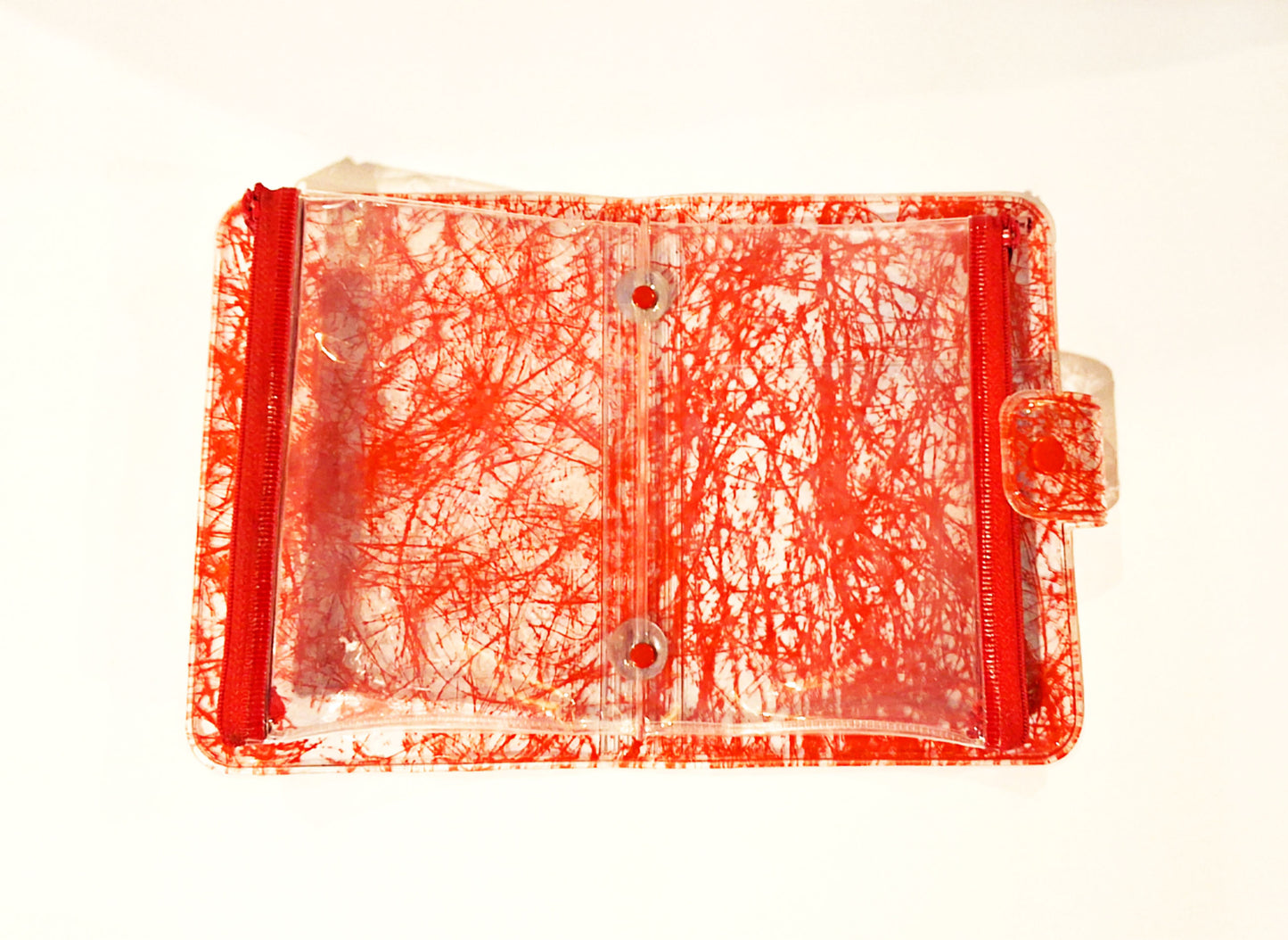 Scoop Organizer Red Scratch Design