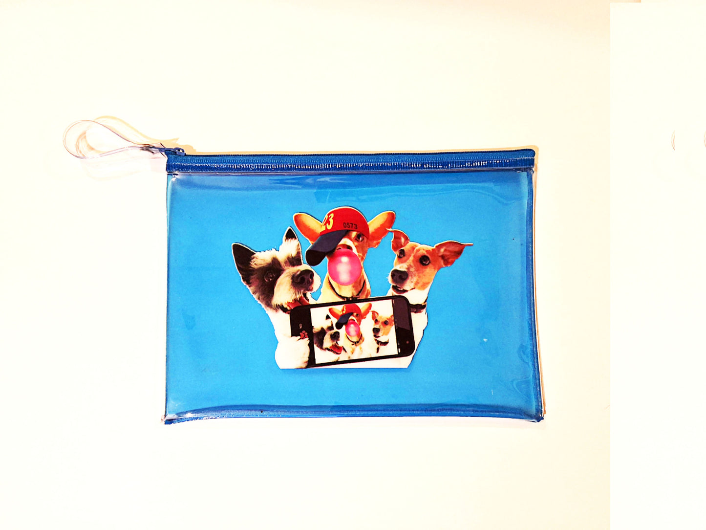 Scoop Blue Dog Selfie Flat Coscase