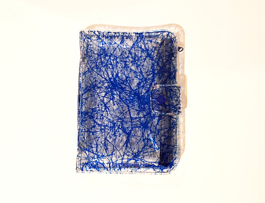 Scoop Organizer Blue Scratch Design