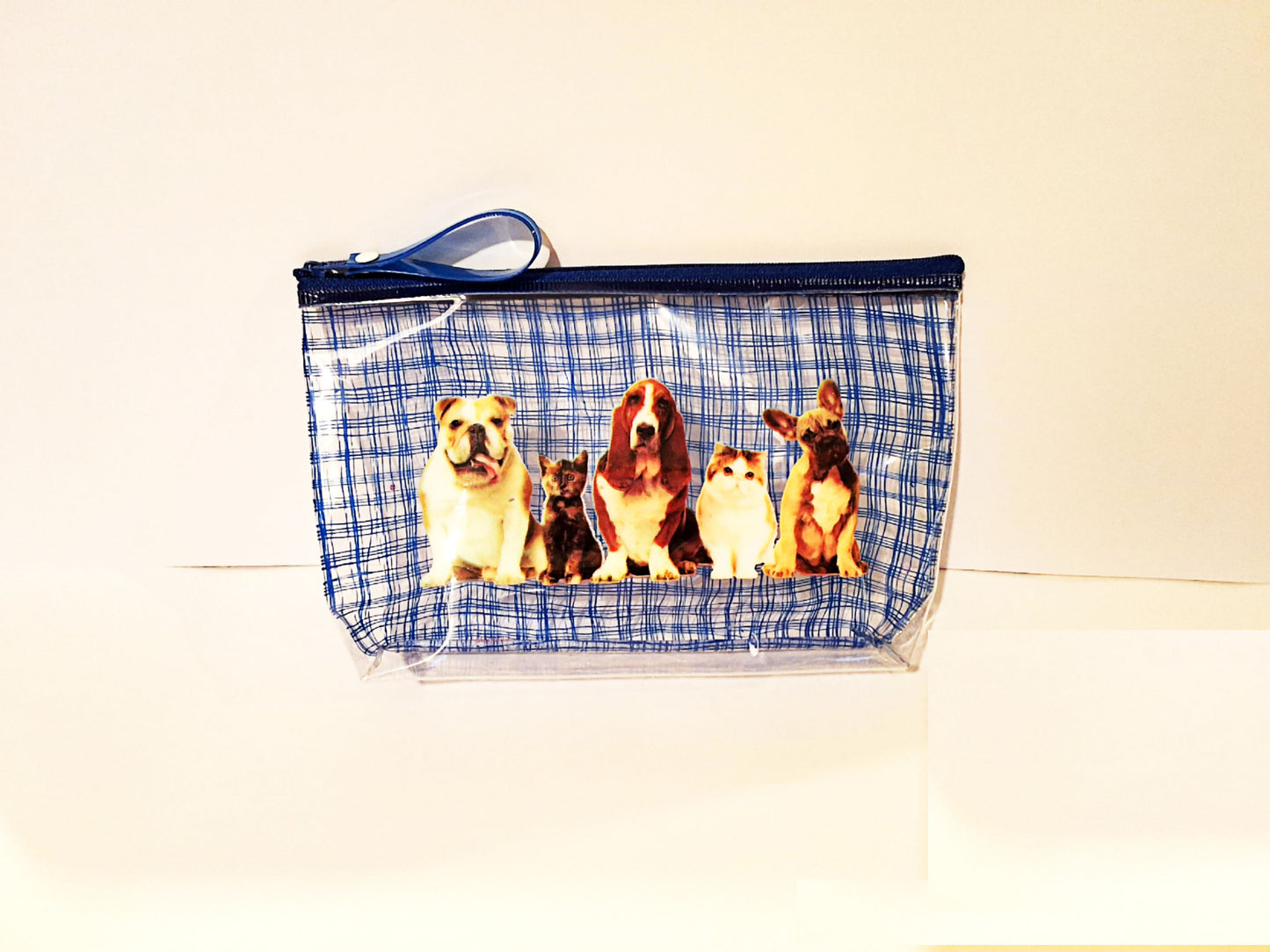 Scoop Dog and Cats Blue Pouch