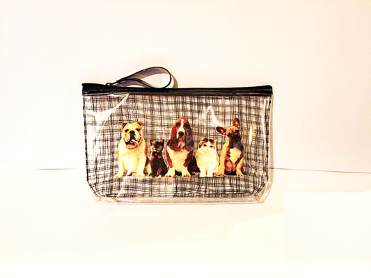 Dogs and Cats Black Pouch