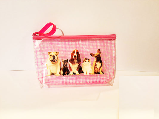 Scoop Dog and Cat Pink Pouch
