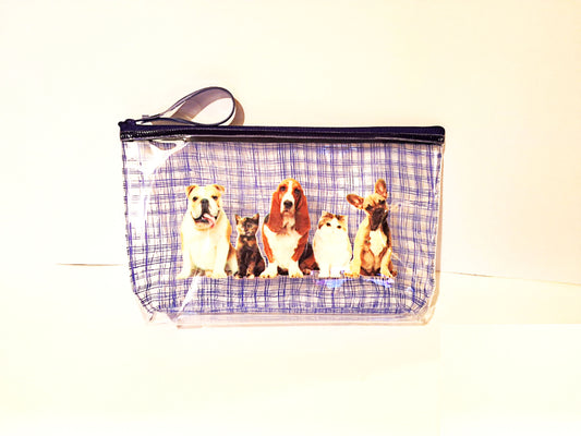 Scoop Dog and Cats Purple Pouch