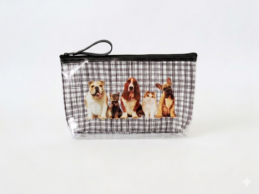 Scoop Dogs and Cats Black Pouch