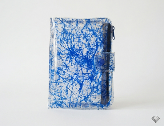Scoop Organizer Blue Scratch Design