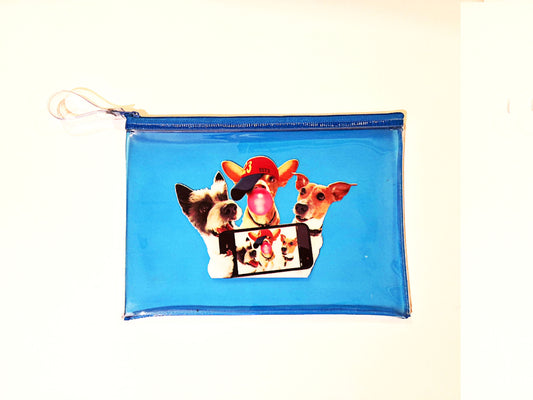 Blue Dog Selfie Flat Coscase