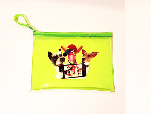 Scoop Green Dog Selfie Flat Coscase